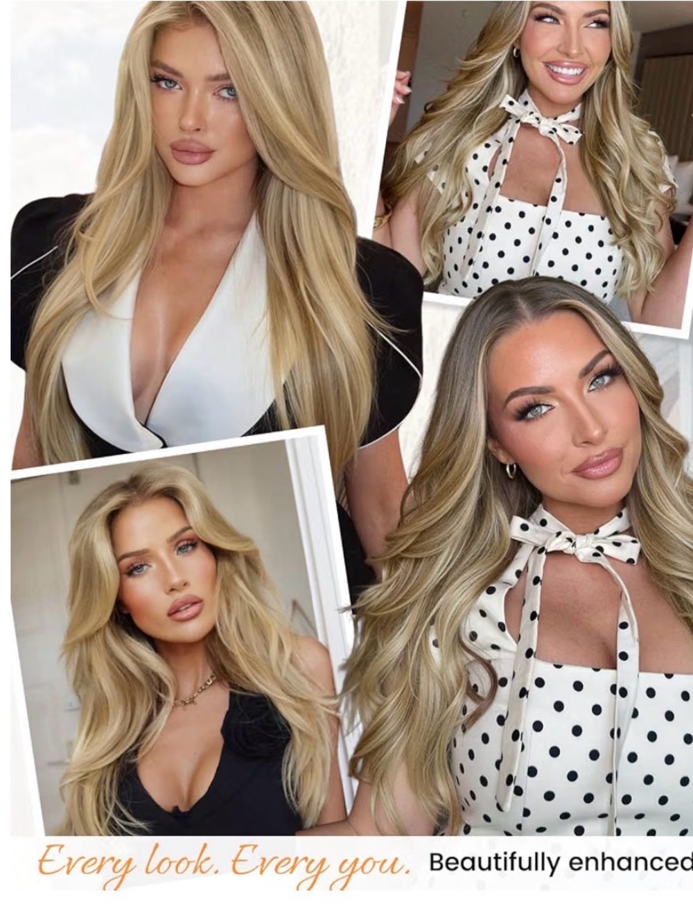 Blonde Women’s Hair Extensions - Natural Blonde Shade
